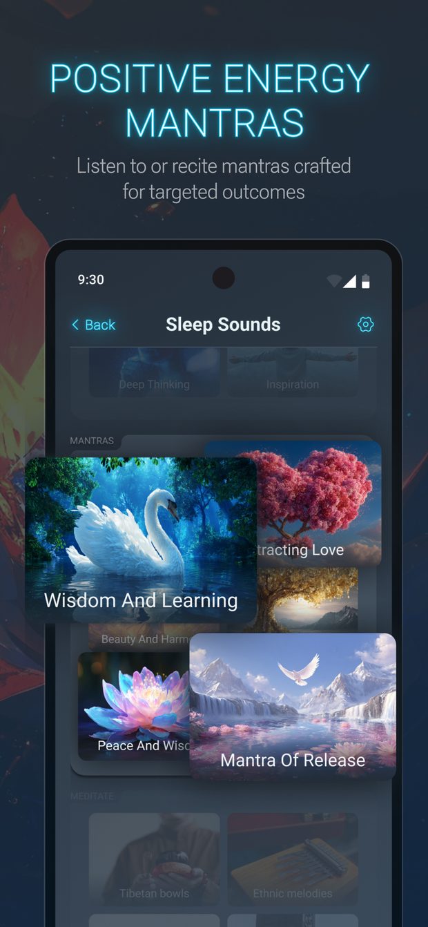 A whale-song mix playing with a five-minute sleep timer