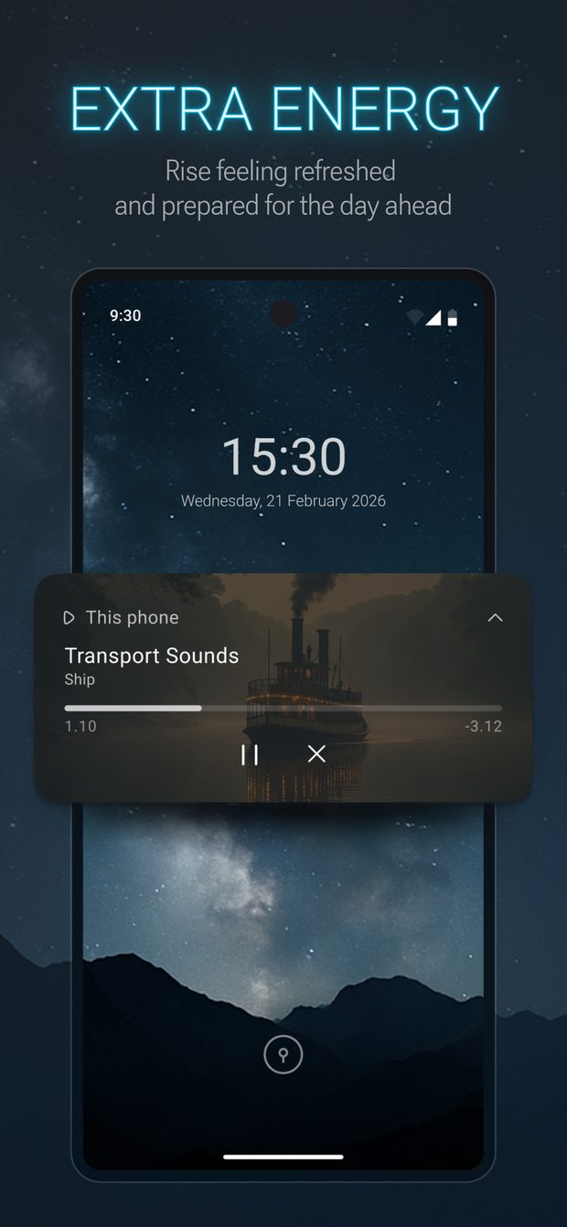 An Inspiration mix running on a ten-minute timer